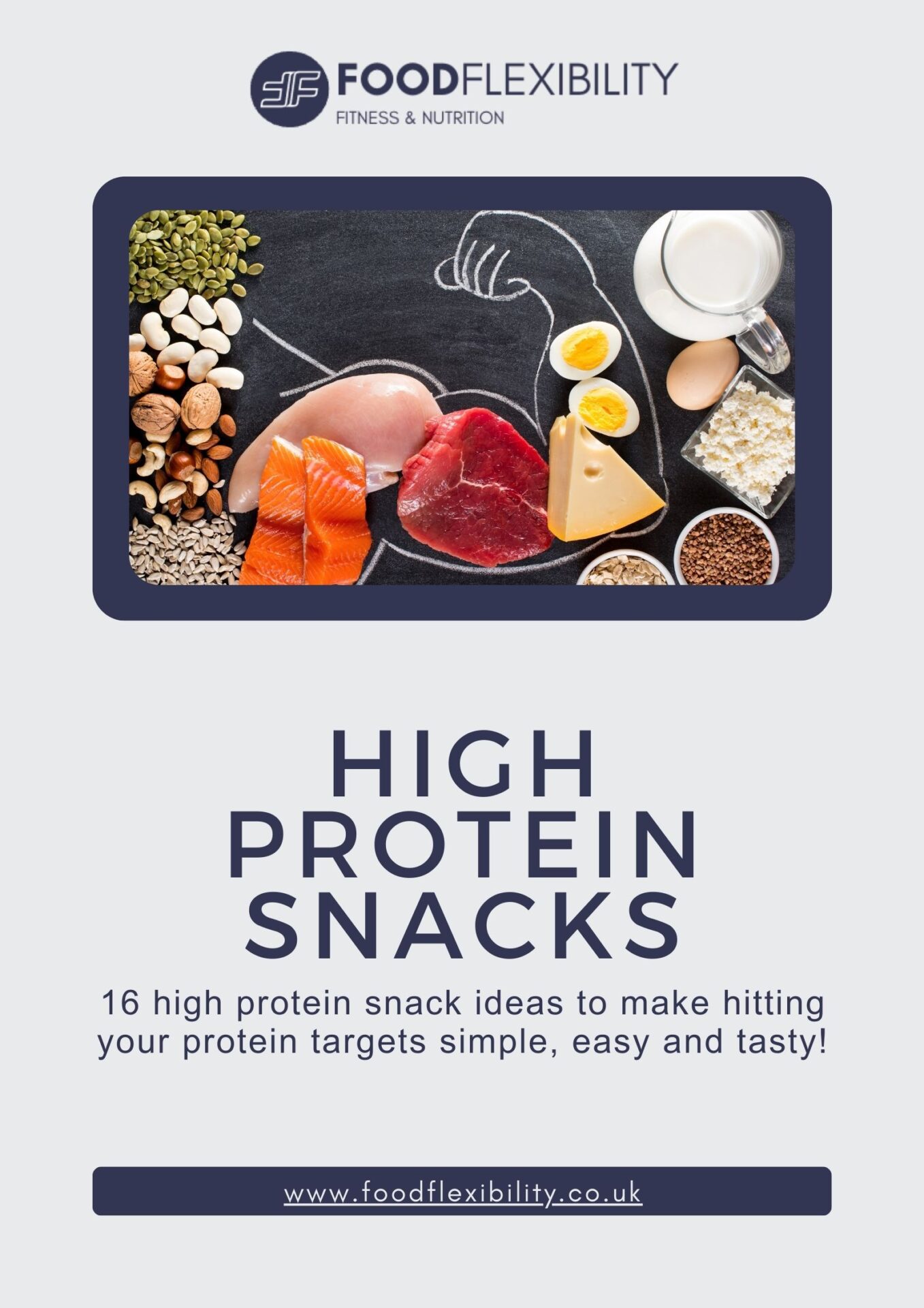 FoodFlexibility high protein snacks nutrition ebook.